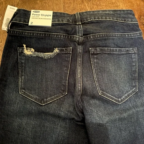 (Selling as set)3 pairs/ Size 2 women’s old navy jeans - Picture 3 of 11